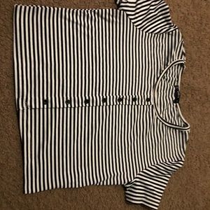 Striped Crop top